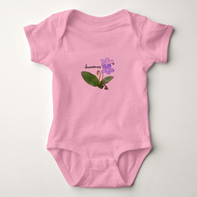 Sweet Primrose Baby T-shirt (Framsida)