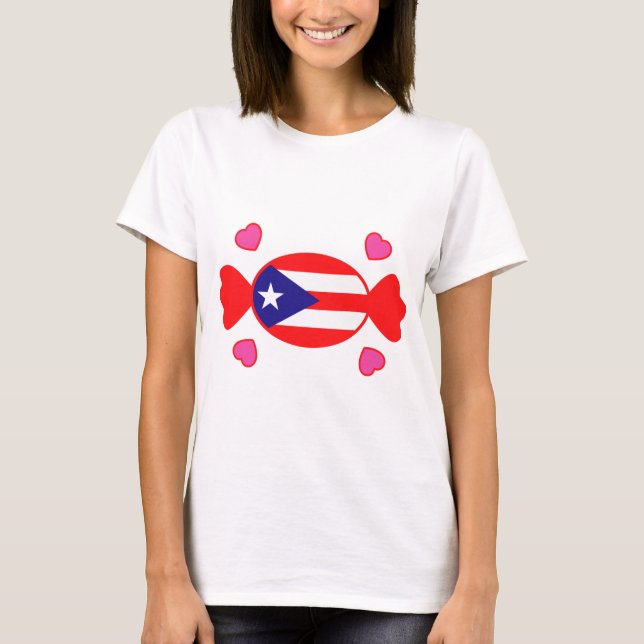 Sweet Puerto Rican Tee Shirt (Framsida)