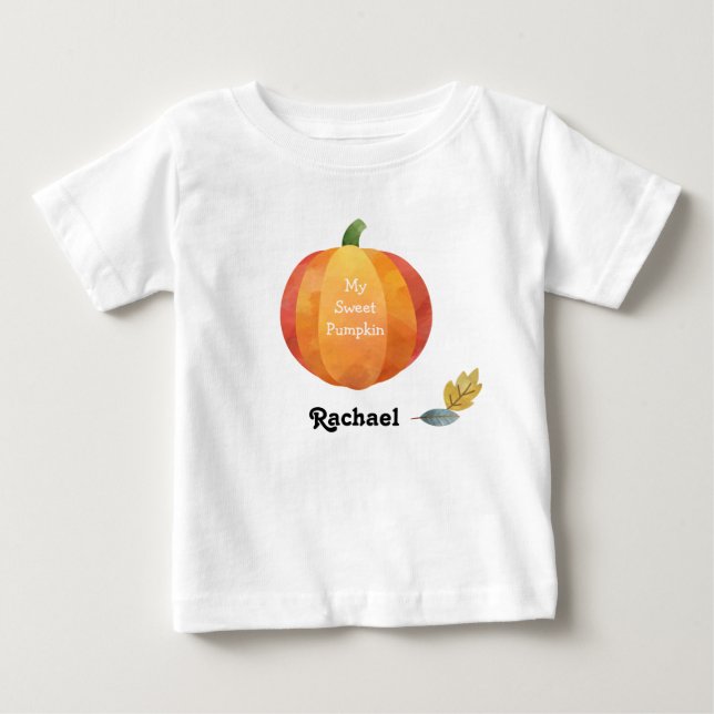 Sweet Pumpkin Baby T Shirt (Framsida)