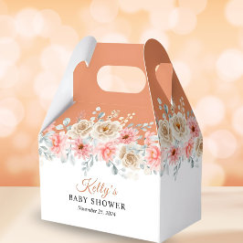 Sweet Pumpkin Blommigt Baby Shower Presentaskar