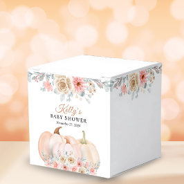Sweet Pumpkin Blommigt Baby Shower Presentaskar