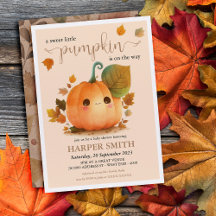 Sweet Pumpkin Fall Baby Shower