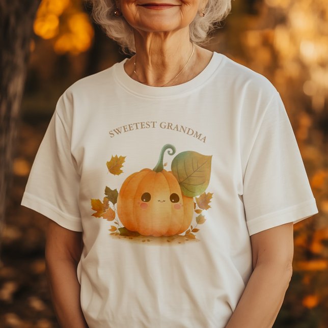 Sweet Pumpkin Fall Baby Shower T Shirt (Pumpkin and spice, all things nice!)