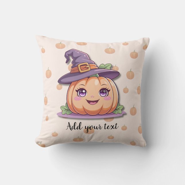 Sweet Pumpkin Magic - Halloween Dekorativ kudde (Framsida)