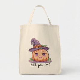 Sweet Pumpkin Magic – Large Halloween Tote Bag Tygkasse