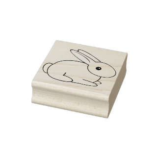 Sweet Rabbit Rubber Frimärke Stämpel