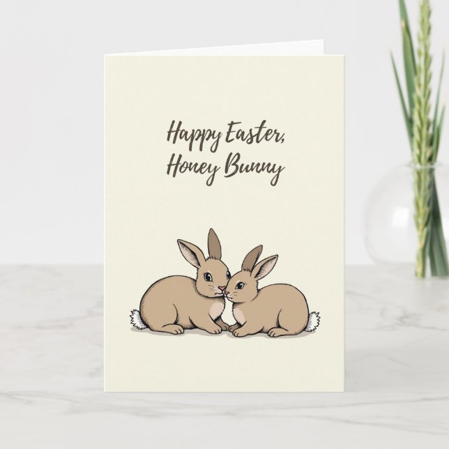 Sweet Rabbits Season Card Kort (Framsida)