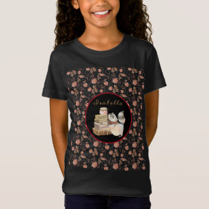 Sweet Raccoon Customize Text och Färg T Shirt