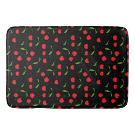 Sweet Red Cherry Mönster Badrumsmatta