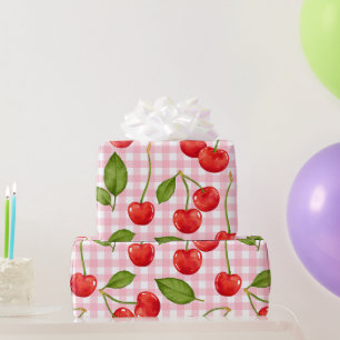Sweet Red Cherry Mönster Presentpapper