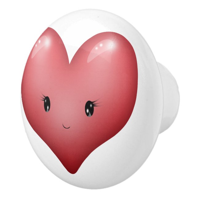 Sweet Red Heart Knopp (Höger)