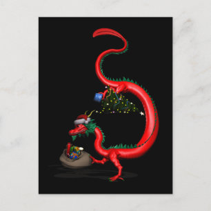Sweet Red Östra Dragon Vykort