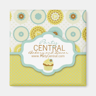 Sweet Retro Business Magnet