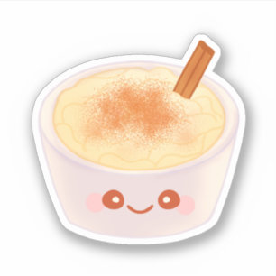 Sweet Ris pudding Arroz Con Leche Mexiicano Klistermärken