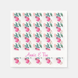 Sweet ro bud art pappersservett