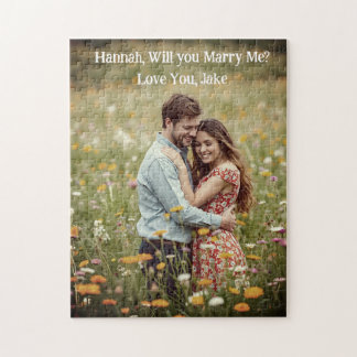 Sweet Romantic Proposal | Personalized Photo Pussel
