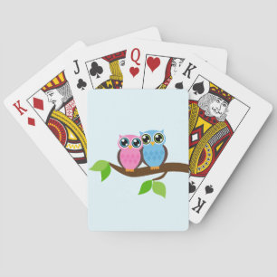 Sweet Romantic Uggla Casinokort