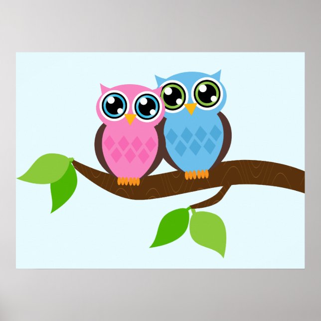 Sweet Romantic Uggla Poster (Framsidan)