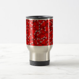 Sweet Romantic Valentine Kärlek Hearts Red Resemugg