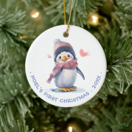 Sweet Rosa Baby Penguin | Baby First jul Julgransprydnad Keramik