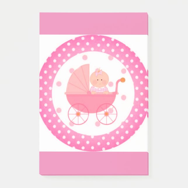Sweet Rosa Baby post-it notes Block (Framsida)