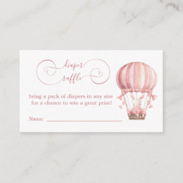 Sweet Rosa Bunny i Balloon Diaper Raffle Tilläggskort
