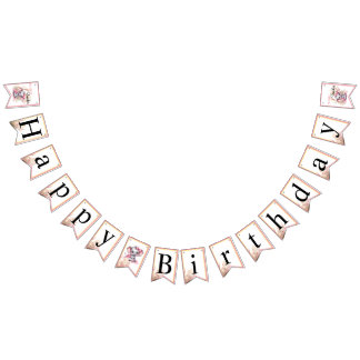 Sweet Rosa Elephant - Peanut Smiles Vimplar