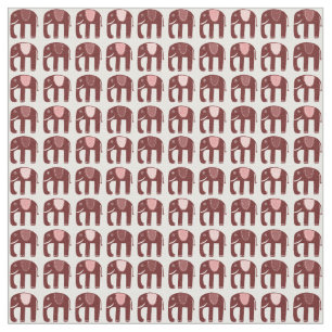 Sweet Rosa Elephants Mönster Tyg