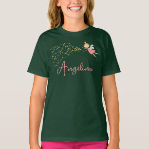 Sweet Rosa Fairy Princess & Stars Whimsical Girl's T-shirt