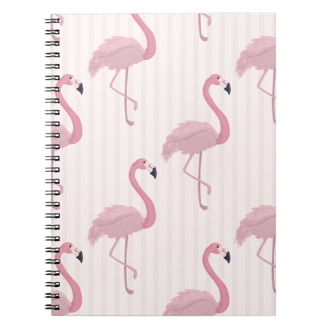Sweet Rosa Flamingo Anteckningsbok (Framsidan)