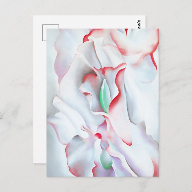 Sweet Rosa - Georgia O'Keefe Vykort (Fram/baksida)