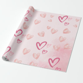 Sweet Rosa Hearts Presentpapper
