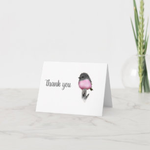 Sweet Rosa Robin Bird Tackkort-kort Tack Kort