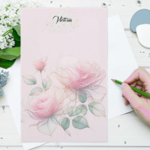 Sweet Rosa ros Brevpapper