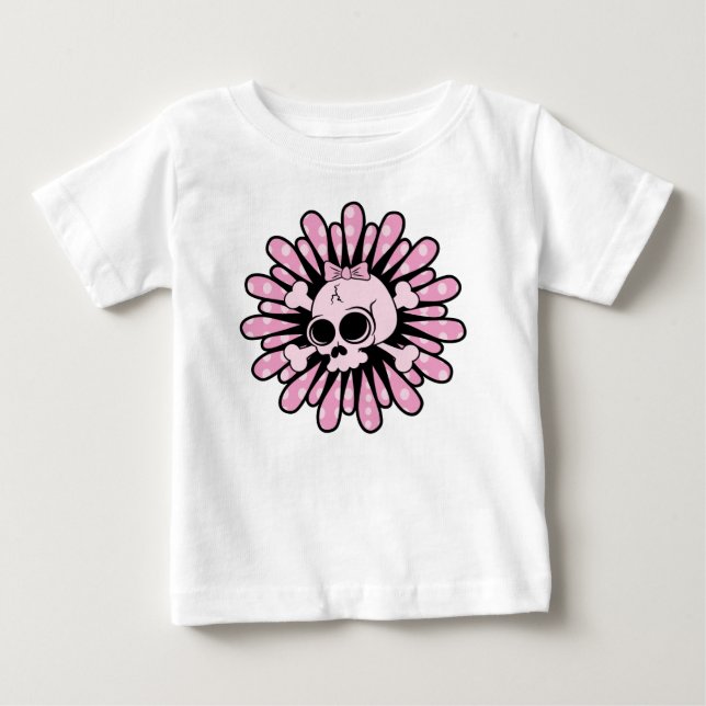 Sweet Rosa Skull Tee (Framsida)
