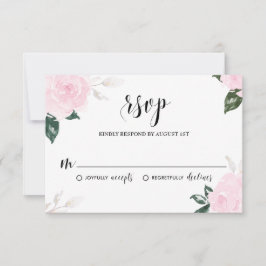 Sweet Rosa Watercolor Ro Bröllop OSA