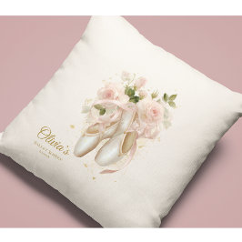 Sweet Rosé Ballet Soirée, custom Kudde