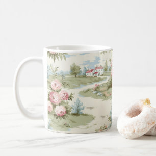 Sweet Rustic Land Home Blommigt liggande Kaffemugg