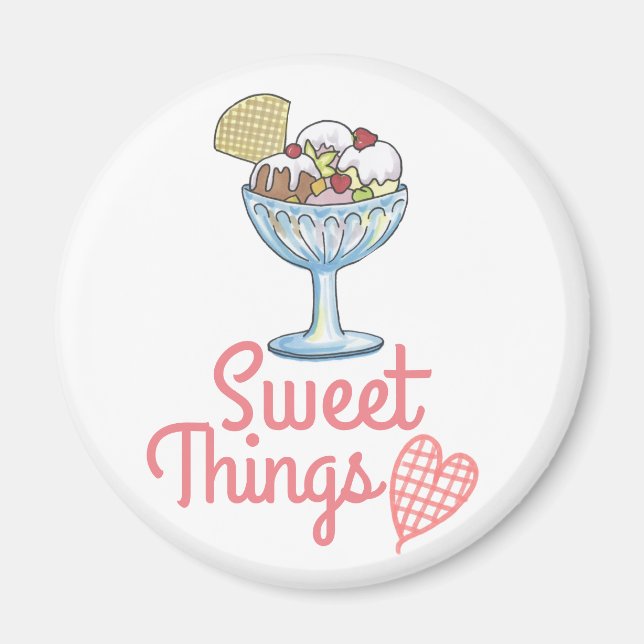 Sweet Sak - Ice Cream Sundae Magnet (Framsidan)