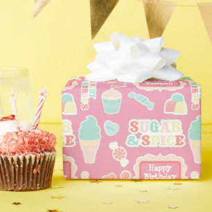 Sweet Sak Personlig Birthday Presentpapper