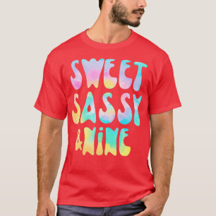 Sweet Sassy och nionde födelsedagens flicka ie Dye T Shirt