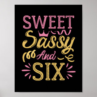 Sweet Sassy och Sex, Fåny Birthday Ord Poster