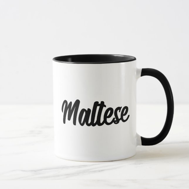 Sweet & Scripted: Maltese Fun Script Font Mugg (Höger)
