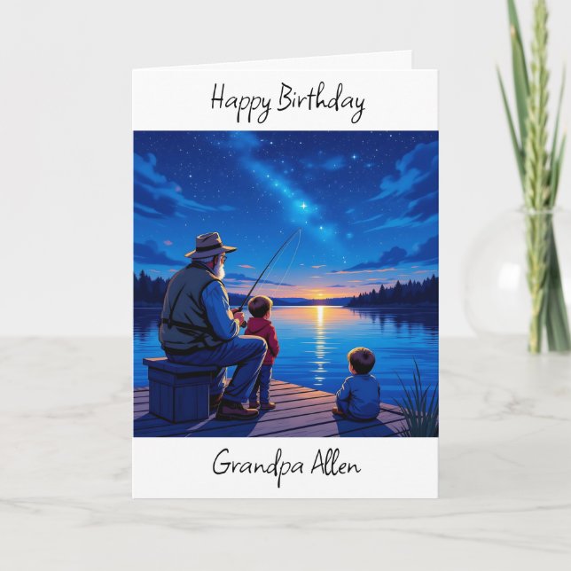 Sweet Sentimental Birthday for Grandpa Kort (Framsida)