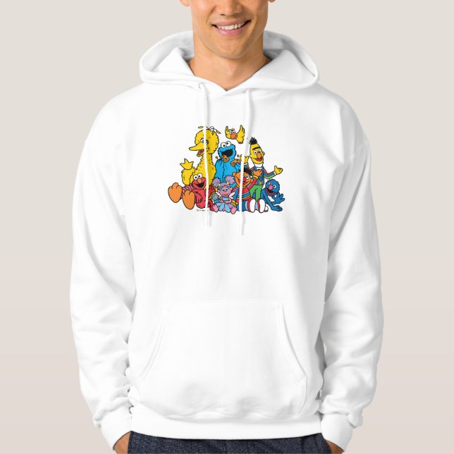 Sweet Sesame Street Pals Hoodie (Framsida)