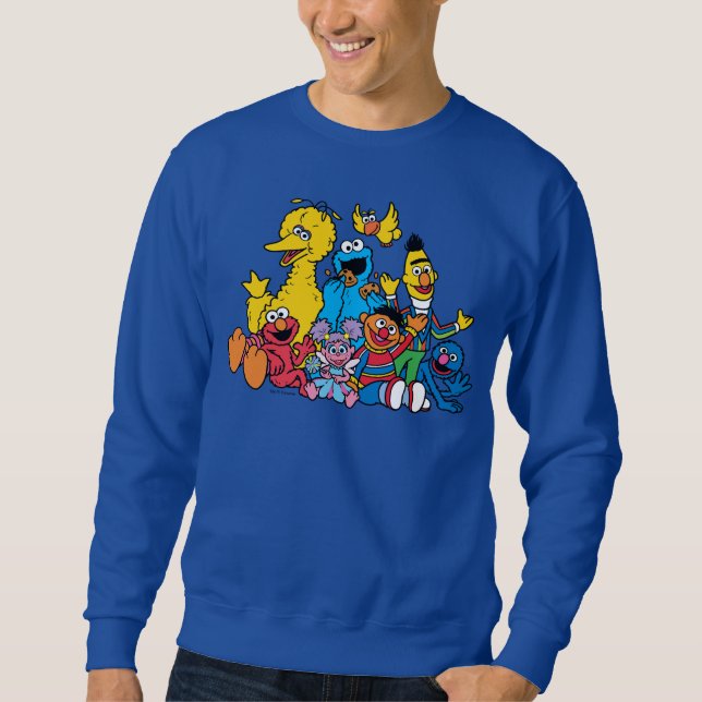Sweet Sesame Street Pals Lång Ärmad Tröja (Framsida)