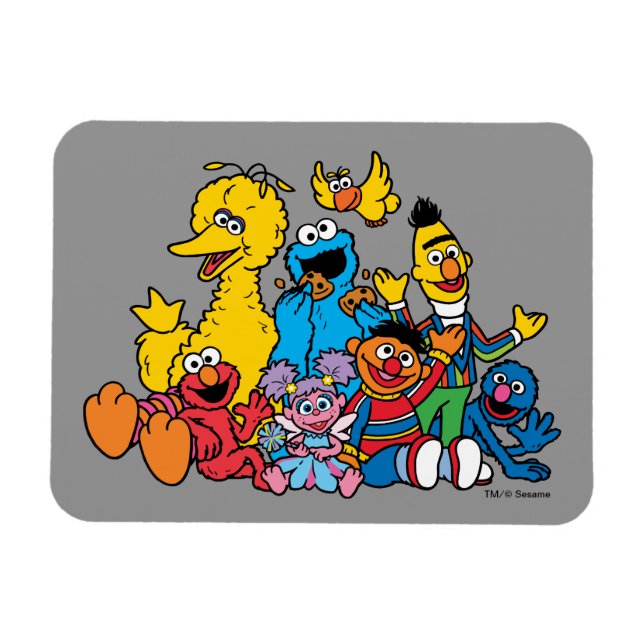 Sweet Sesame Street Pals Magnet (Horisontell)