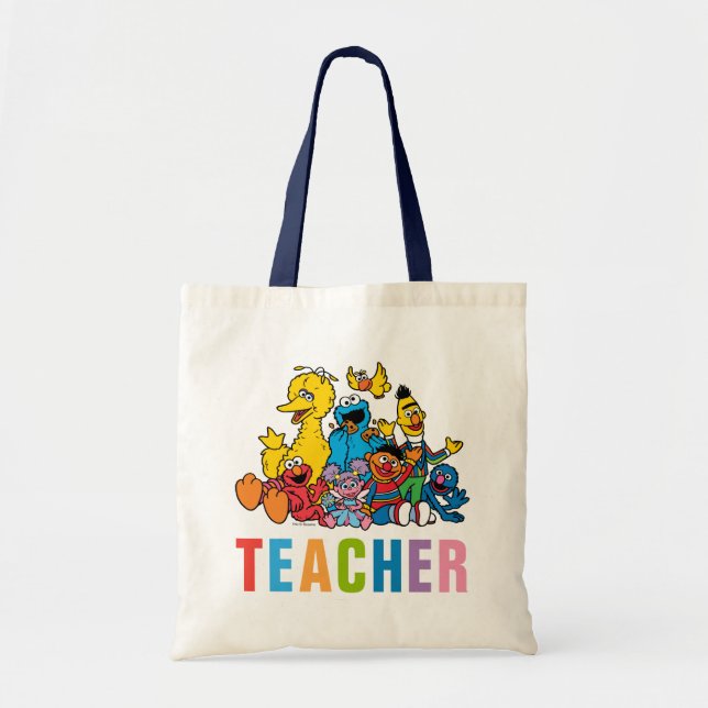 Sweet Sesame Street Pals Teacher Tygkasse (Framsidan)