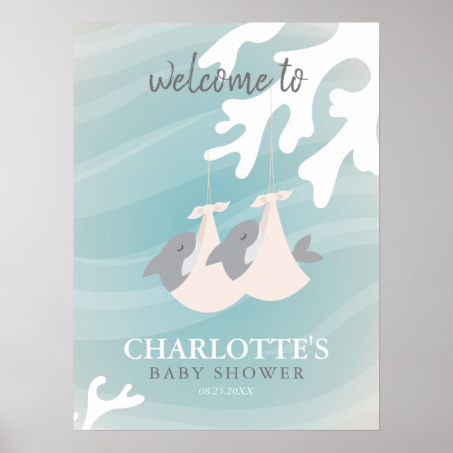 Sweet Shark Baby Poster (Framsidan)