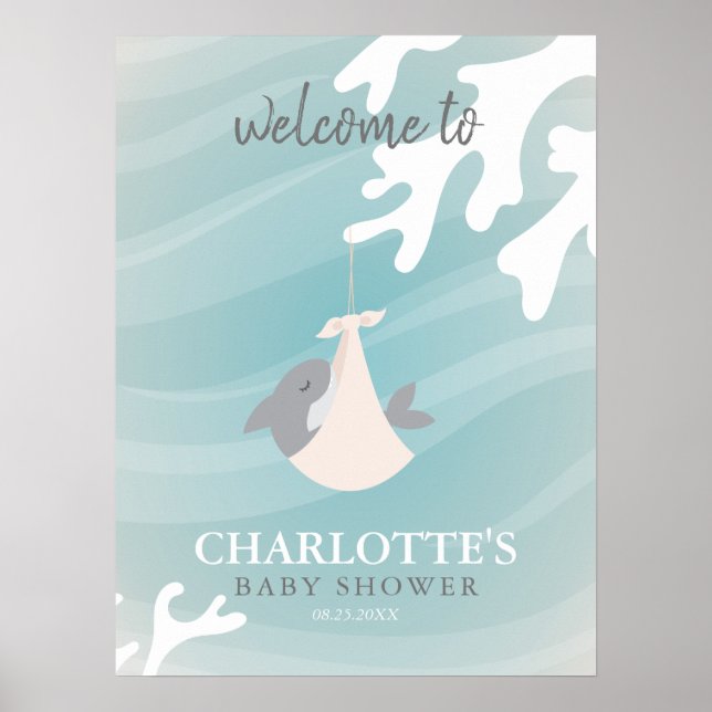 Sweet Shark Baby Poster (Framsidan)